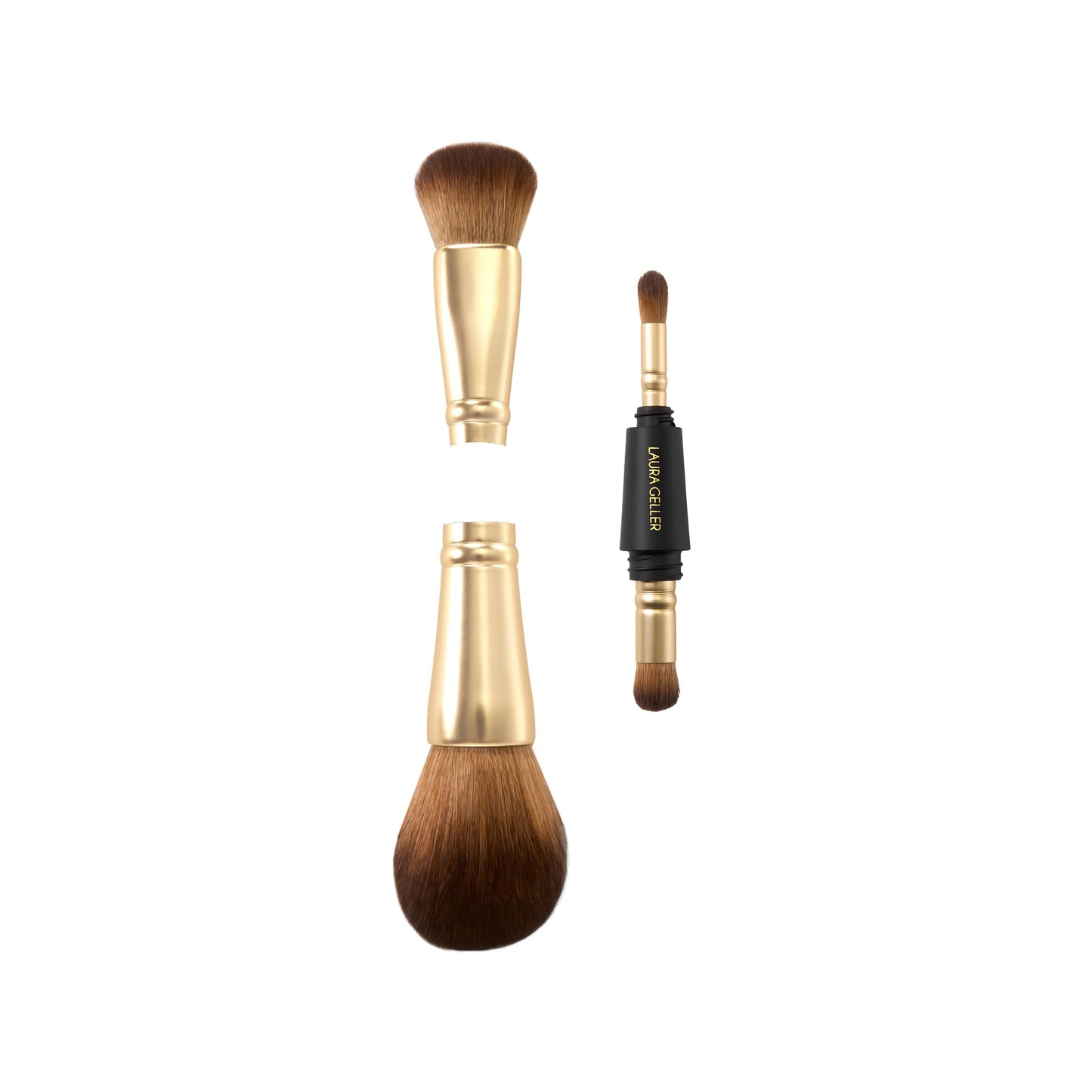 LAURA GELLER NEW YORK Cosmetic Professional Makeup Brushes - Cruelty-Free 02 Retractable Angled Kabuki Brush