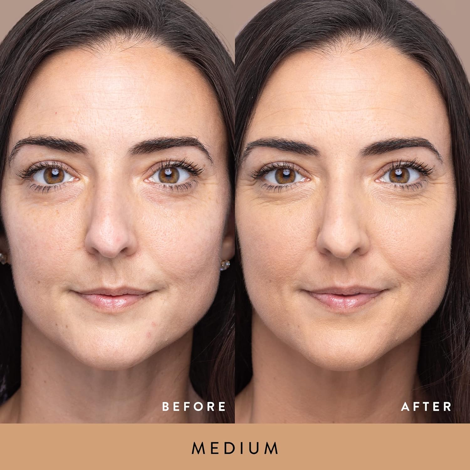 LAURA GELLER Double Take Liquid Foundation | Medium to Full Coverage, Natural Matte Finish, Medium